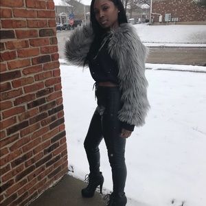 Custom Fur Sweat shirt